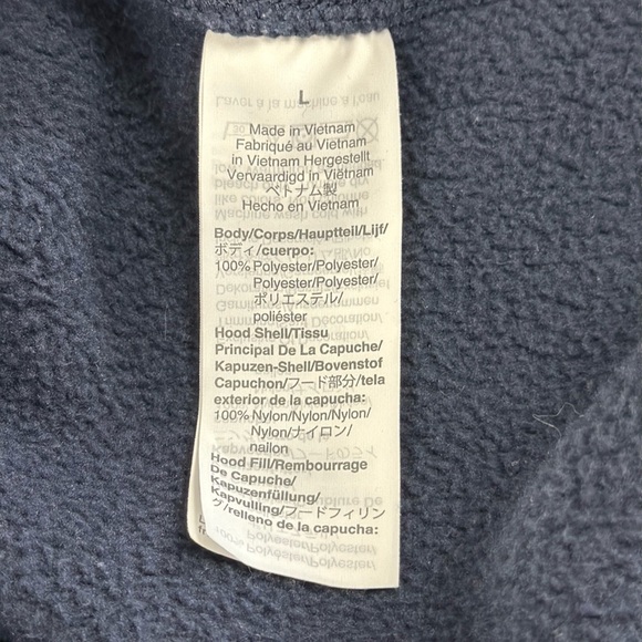 J. Crew blue jacket with hood Size L - Picture 7 of 9